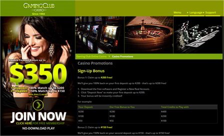 Amazing Special Offers at Gaming Online Casino