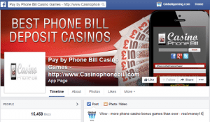 Pay by Phone Bill Casino Games