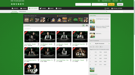 Play at Unibet Casino