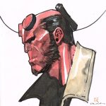 hellboy comic art