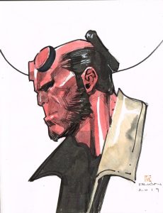 hellboy comic art